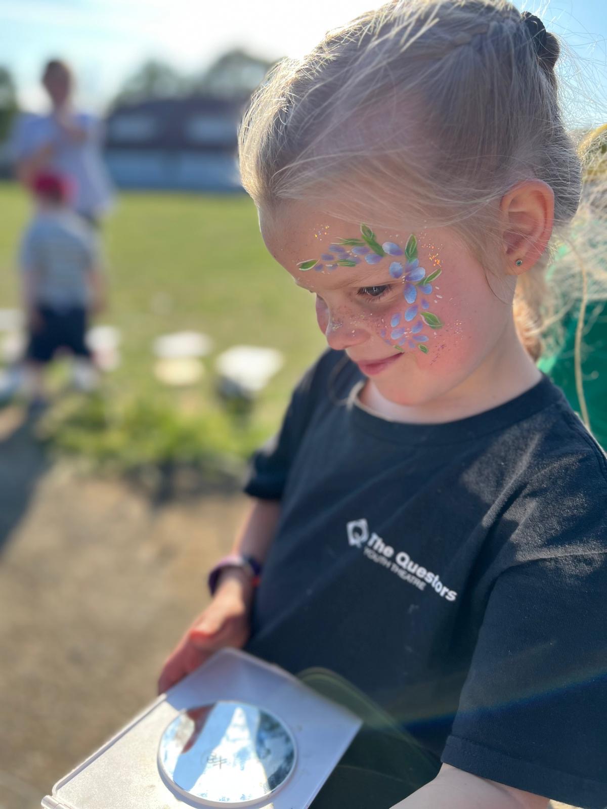 Fun Face Paints With Plenty Of Sparkle