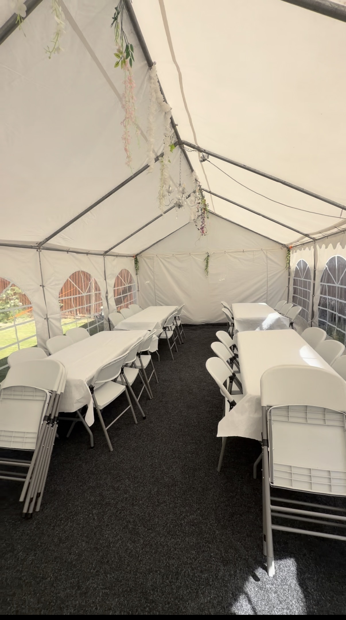 6m x 4m Luxury Marquee - Fully Draped, Furnished with Heating