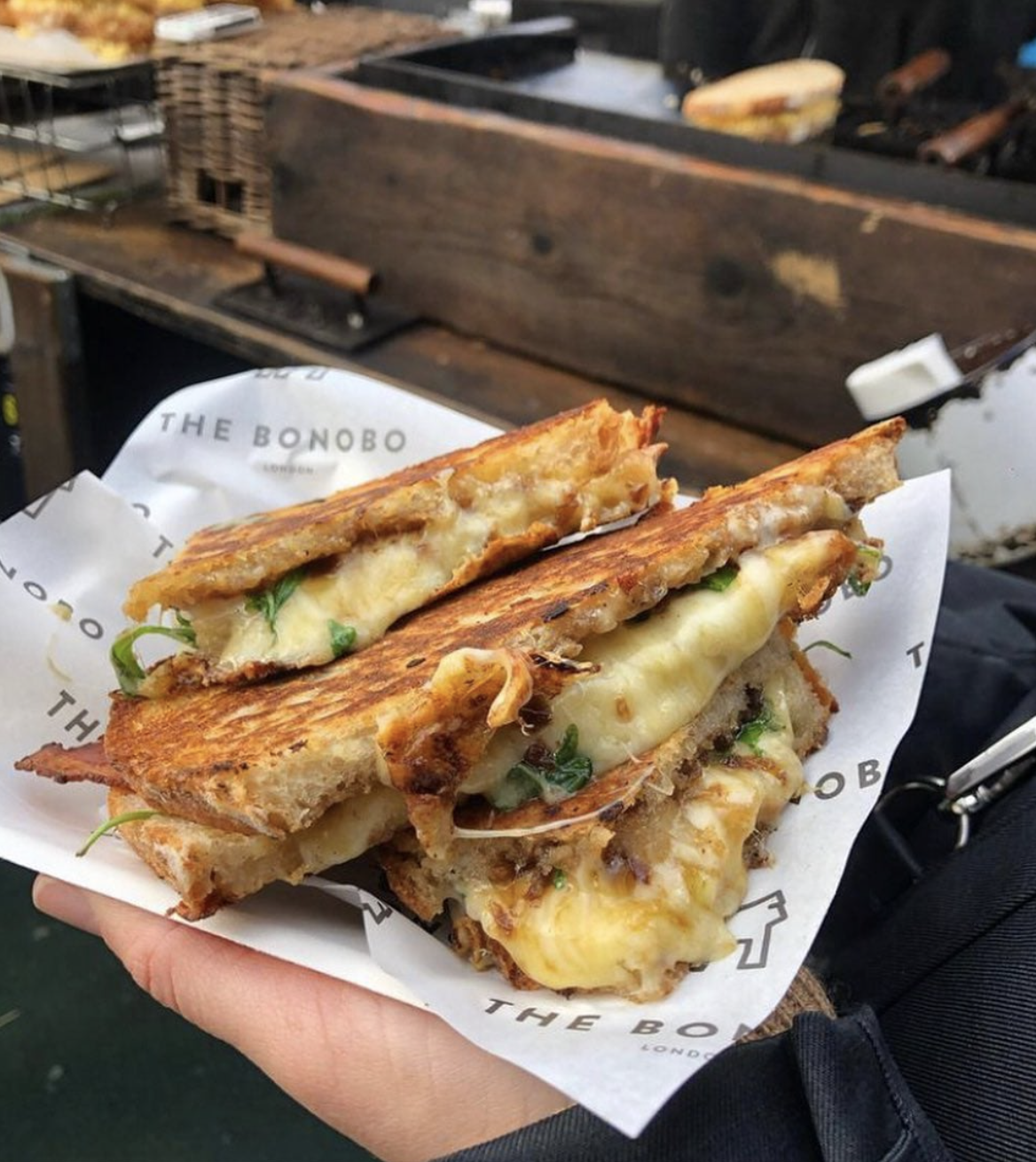 Grilled Cheese Sandwiches with a Cast-Iron Press