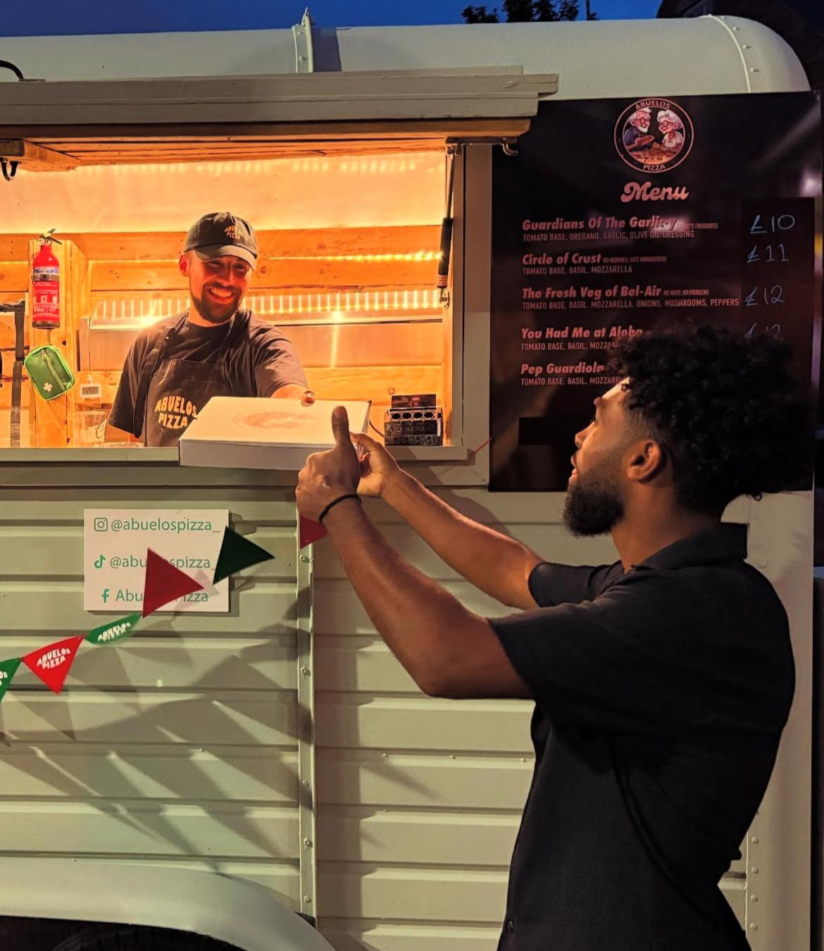 Abuelo’s Authentic Neapolitan Pizza from Our Stone-Baked Pizza Truck 🍕