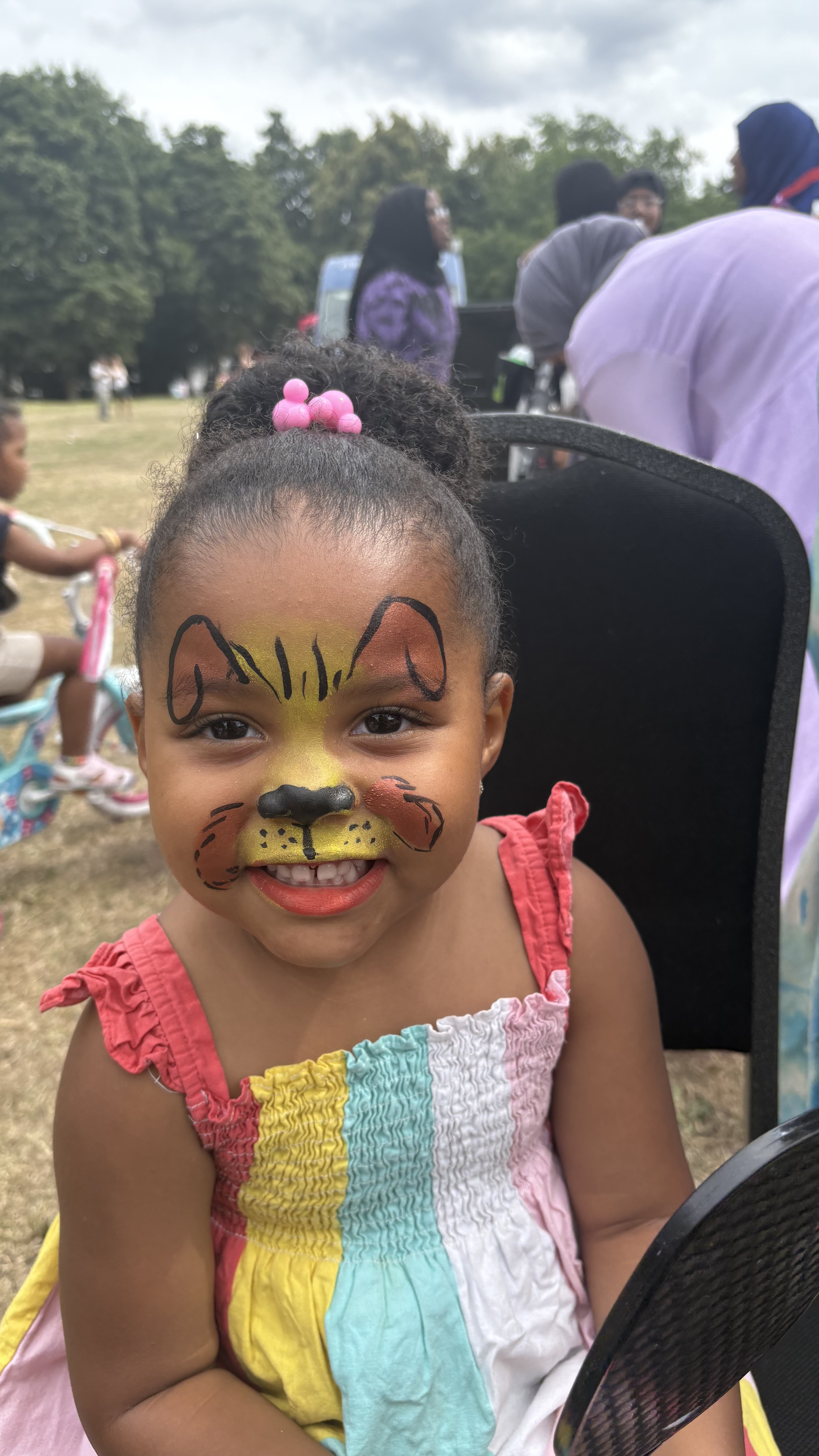 Vibrant & Glittery Face Painting