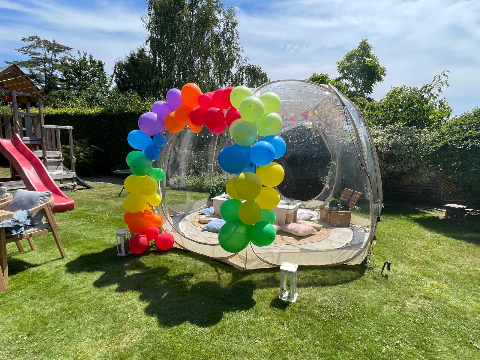 Magical Dome with Balloon Arch & Picnic Fun