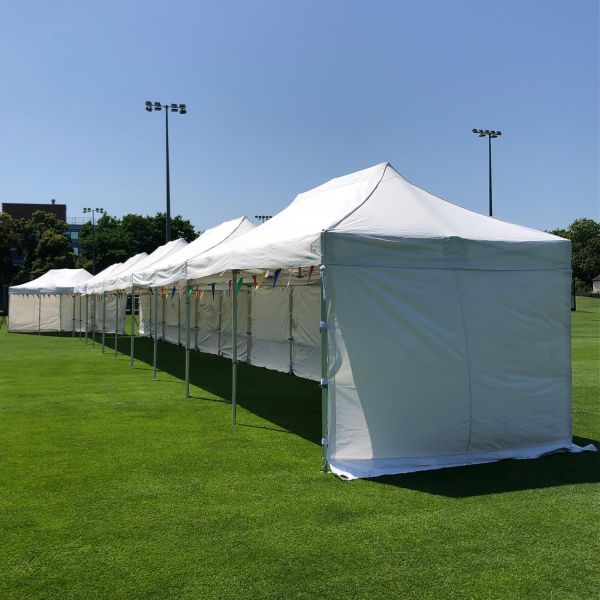 24m x 3m Tunnel Tent with No Sides