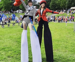 Fabulous Stilt Walkers with Exciting Costumes