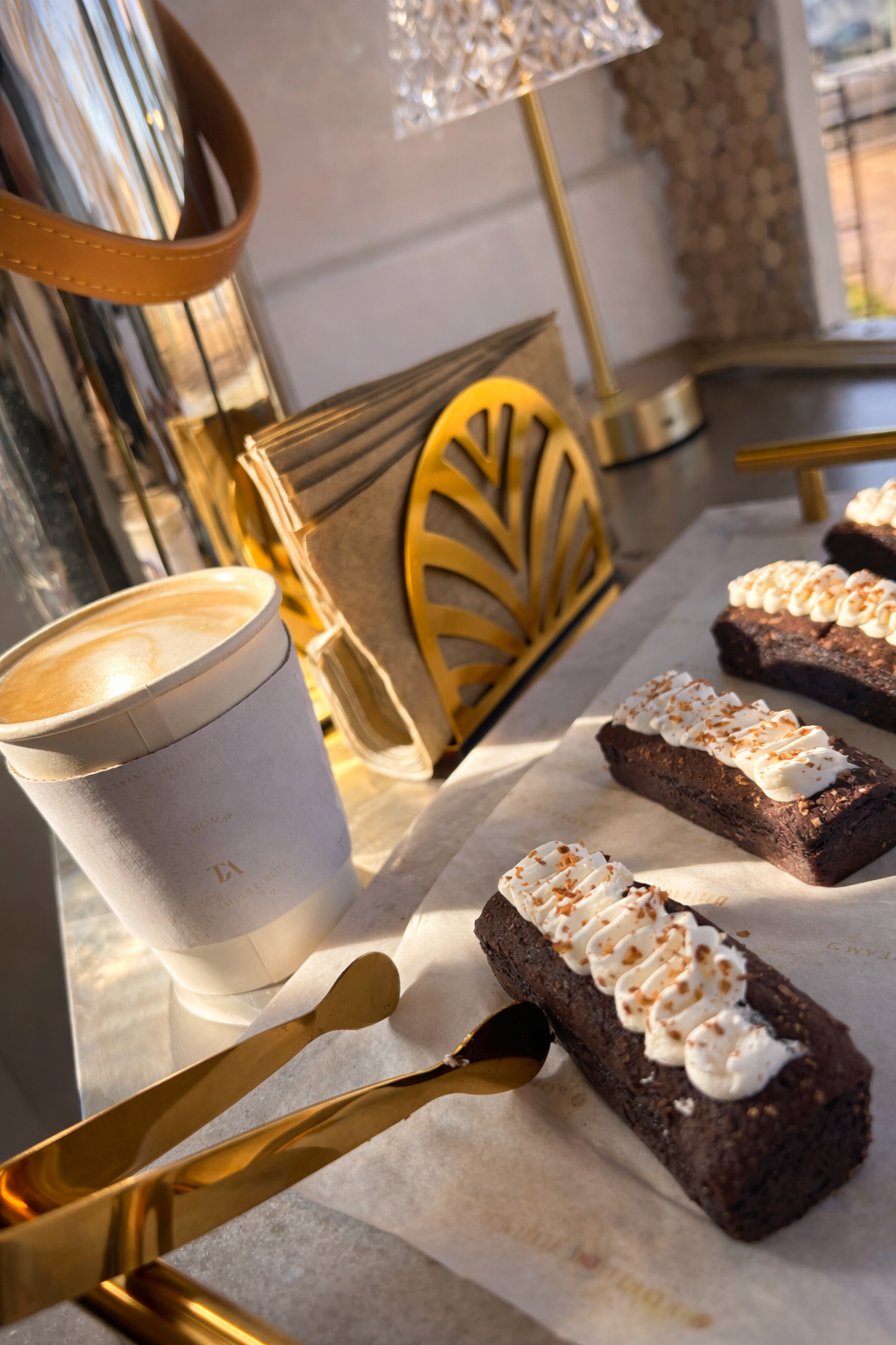 A Range of Speciality Hot Drinks & Artisan Bakes