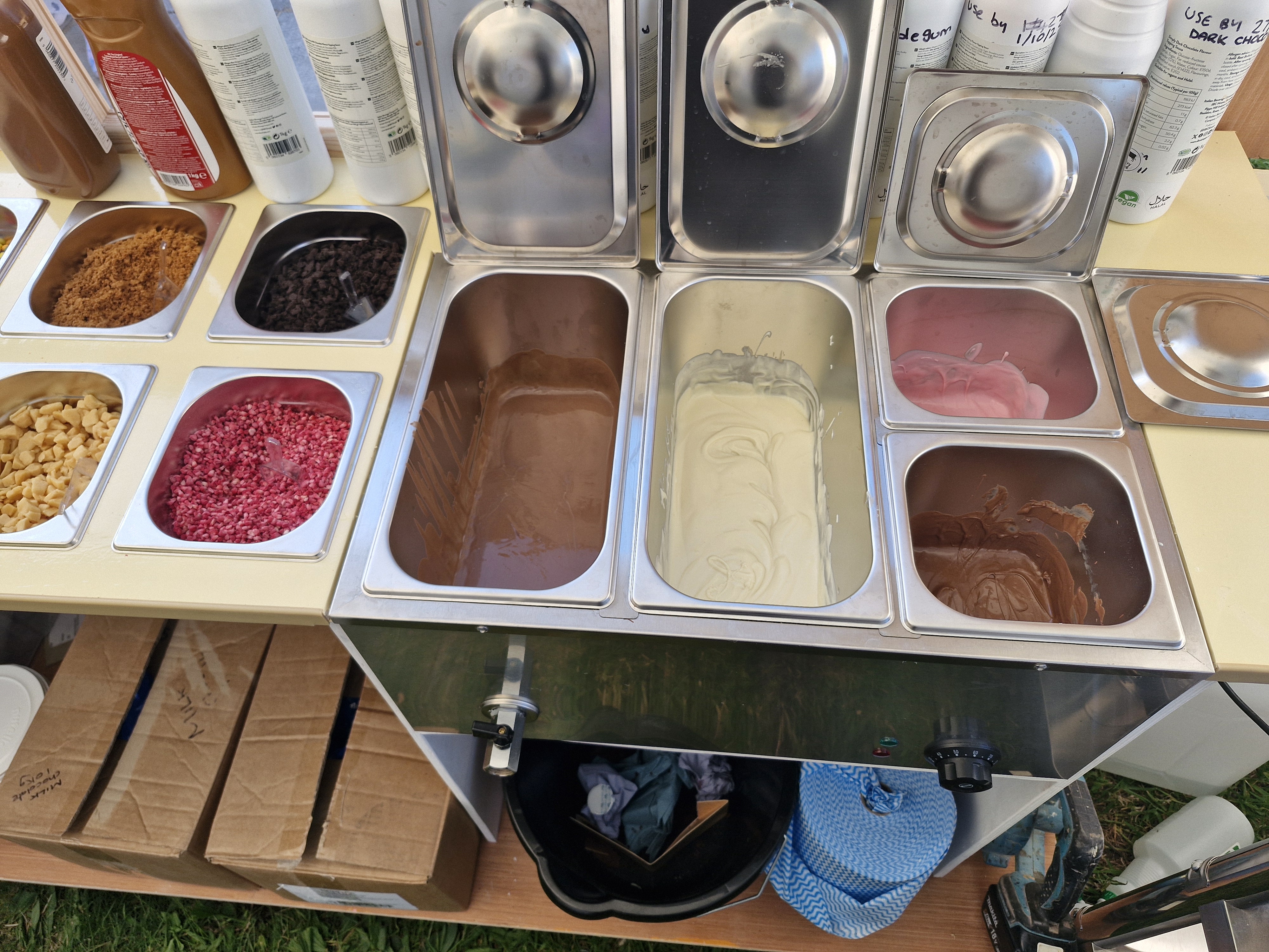 Waffles on a Stick with Delicious Toppings