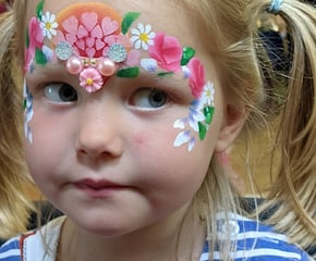 Fabulous Face Painting with Gorgeous Bling & Glitter Tattoos