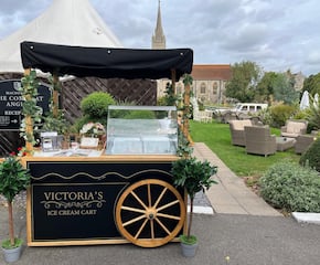 Beautiful Hand-Made Victorian Ice Cream Cart