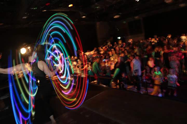 LED Hula Hooper Walk-About & Stage Show