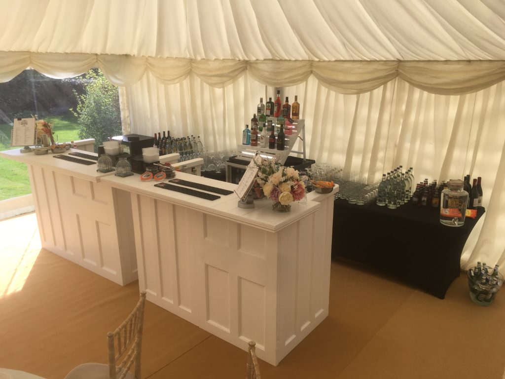Internal Setup Pop-Up Bars to Take Care of the Refreshments