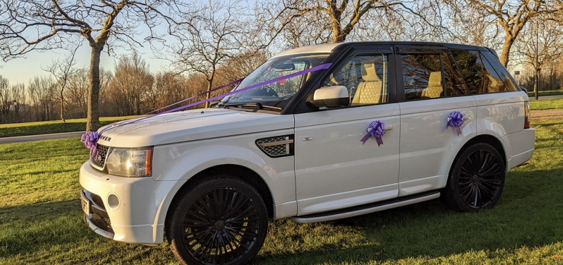 Modern White Range Rover Sport