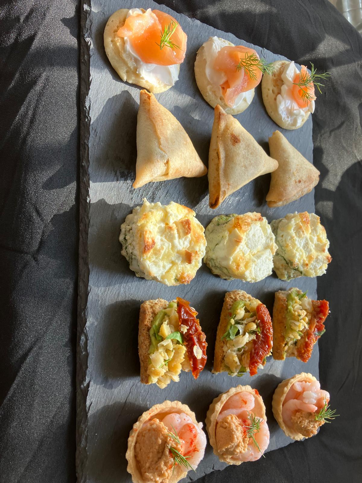 Exquisite Hot & Cold Bite-Size Canapés