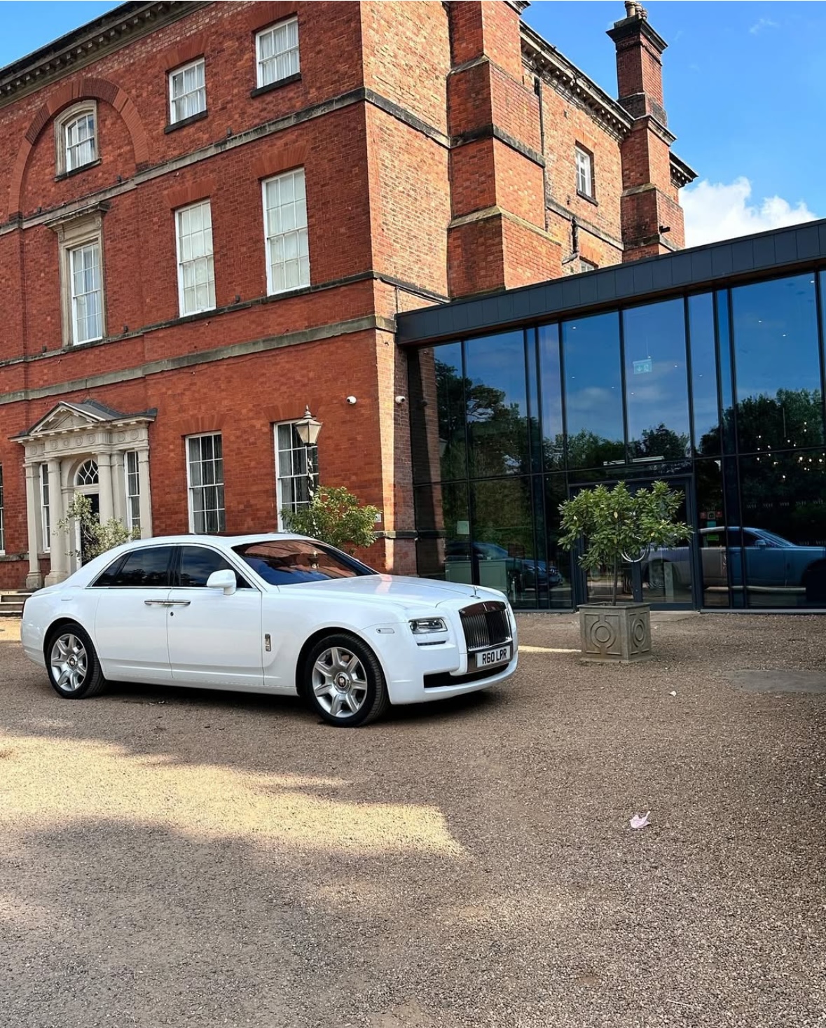 Luxury White Rolls Royce