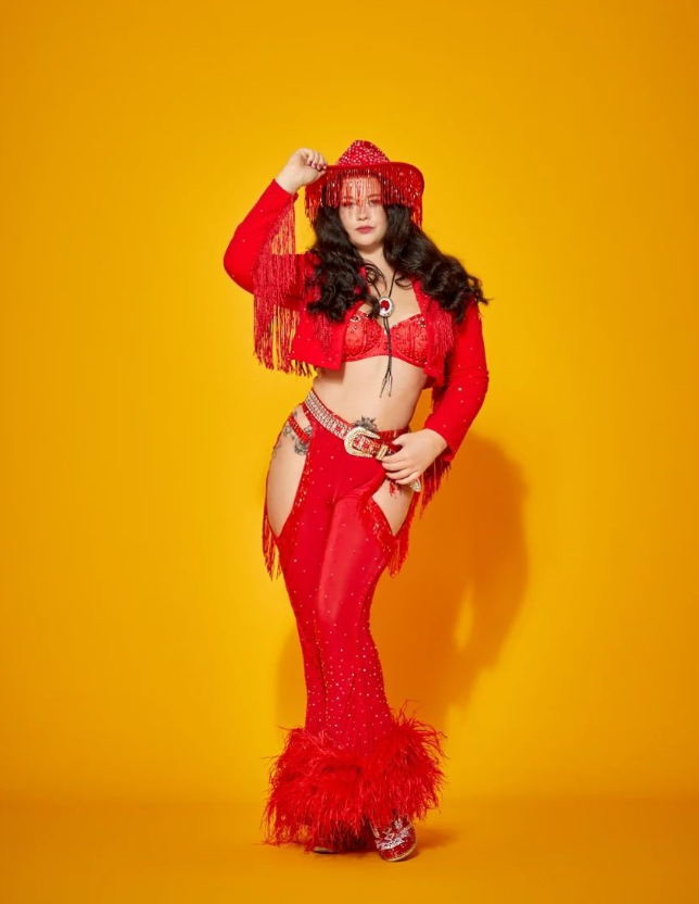 International Burlesque Performer Ruby 'D' Woo