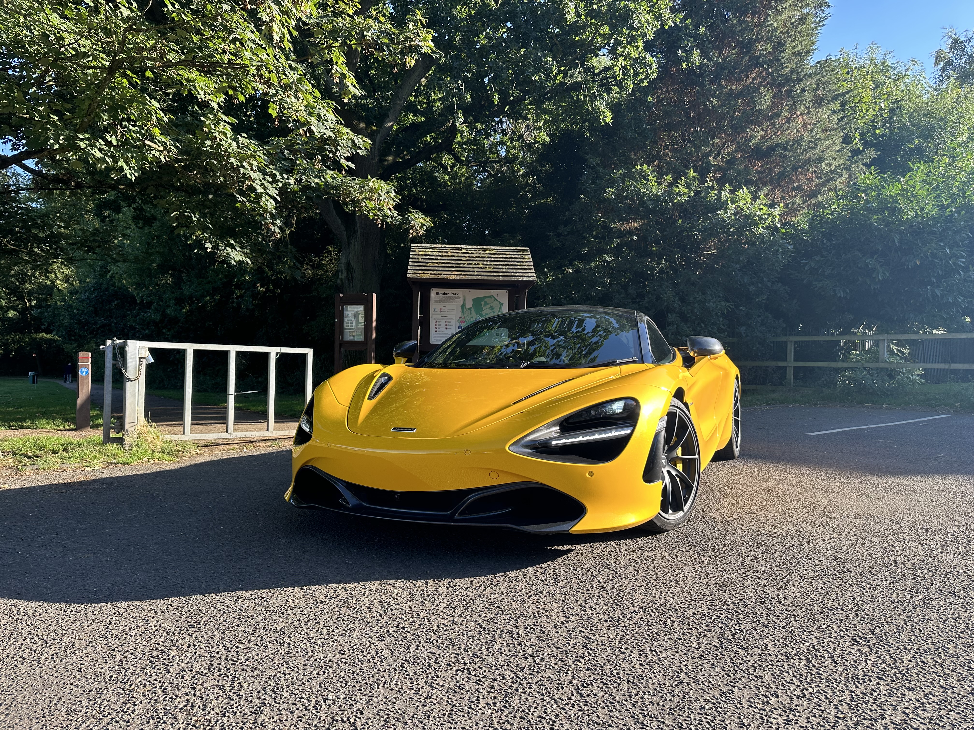 Arrive in Style in a Stunning Volcanic Yellow 720S