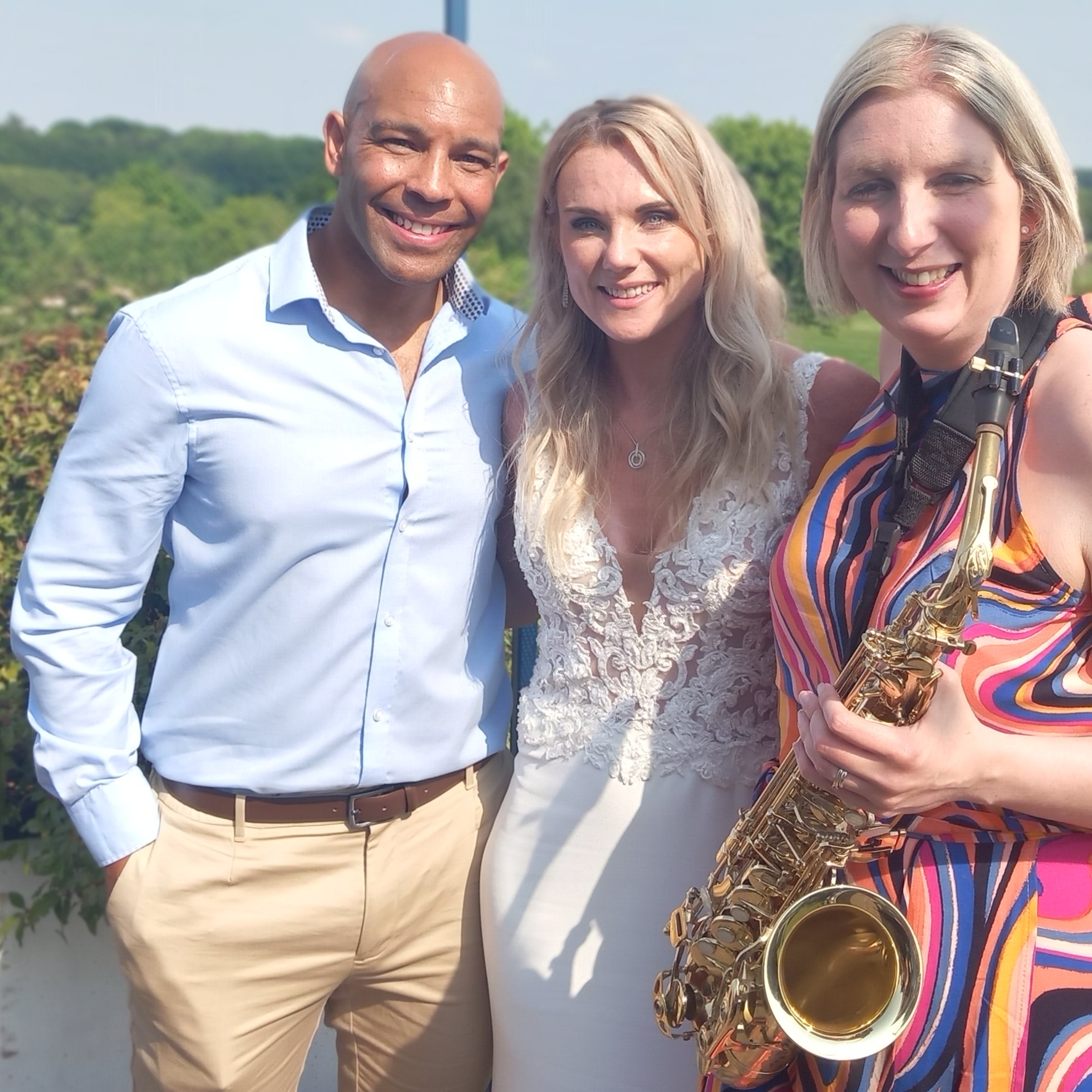 Jess Hughes Wedding & Events Sax Player