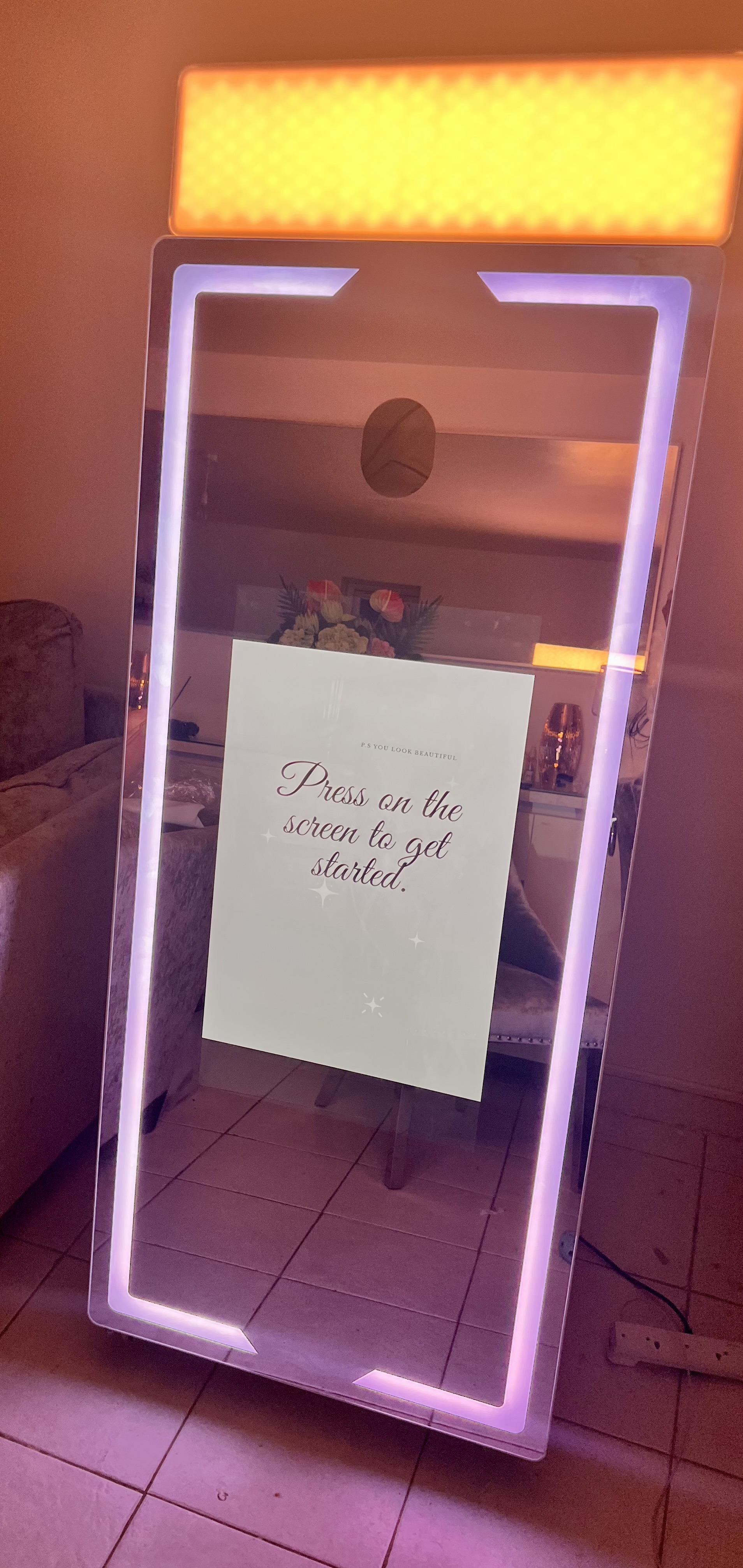 Luxury Interactive Mirror Photo Booth Experience