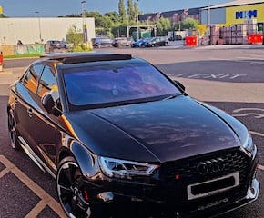 Panther Black Audi RS3 with Sports Seats