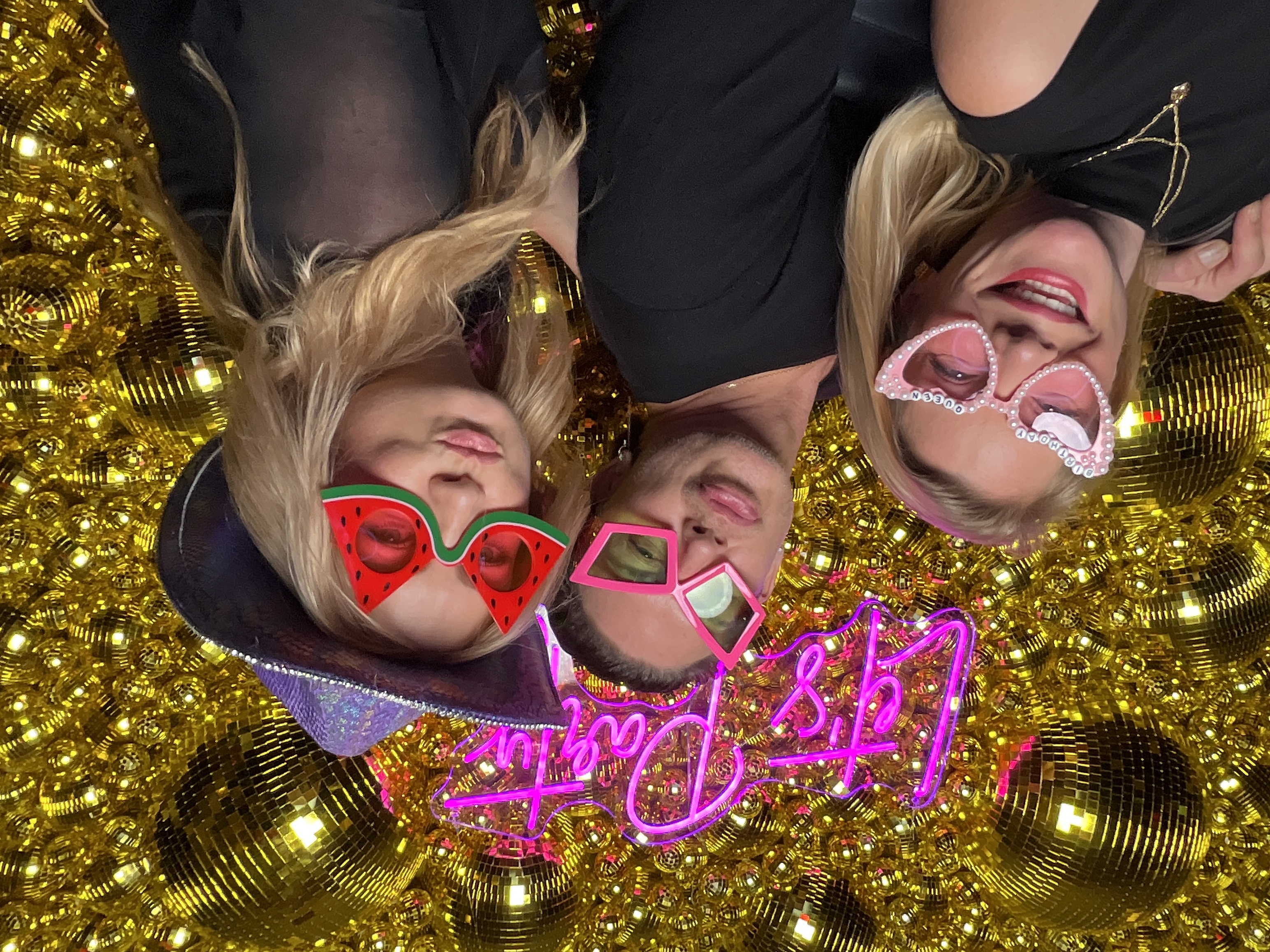 Vintage Photo Booth & Disco Wall Package