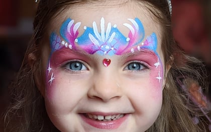Beautiful & Vibrant Face Painting by a Friendly & Professional Artist