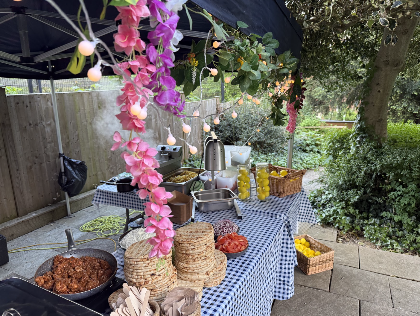 Authentic Greek Gyros Prepared Live with Greek Music