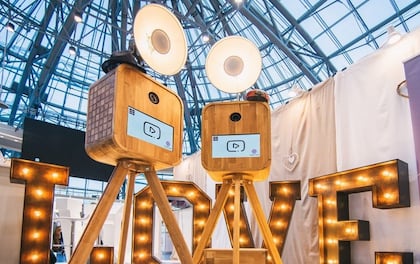 Step Back in Time with the Vintage Wooden Photo Booth
