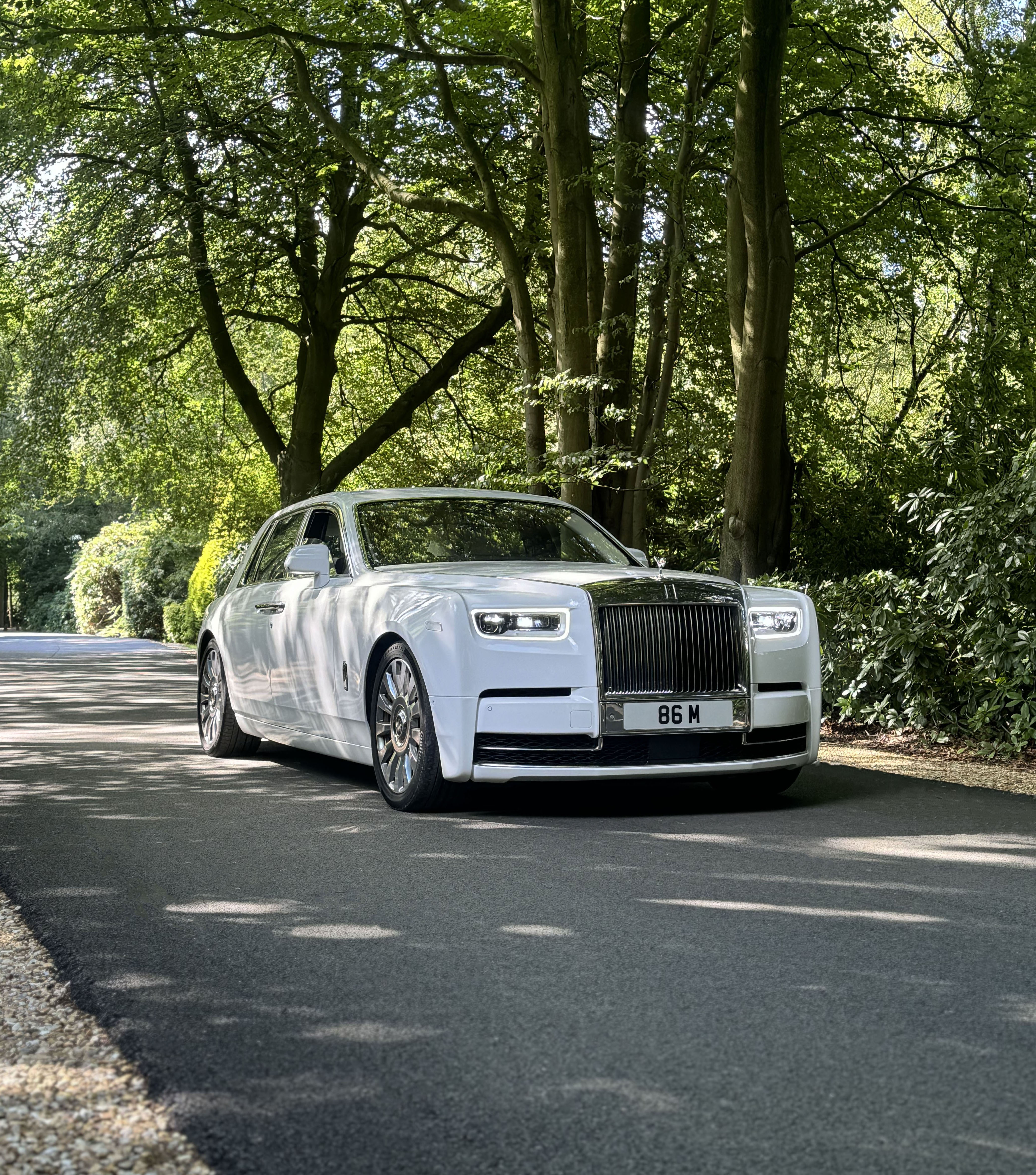 White Rolls Royce Phantom 8