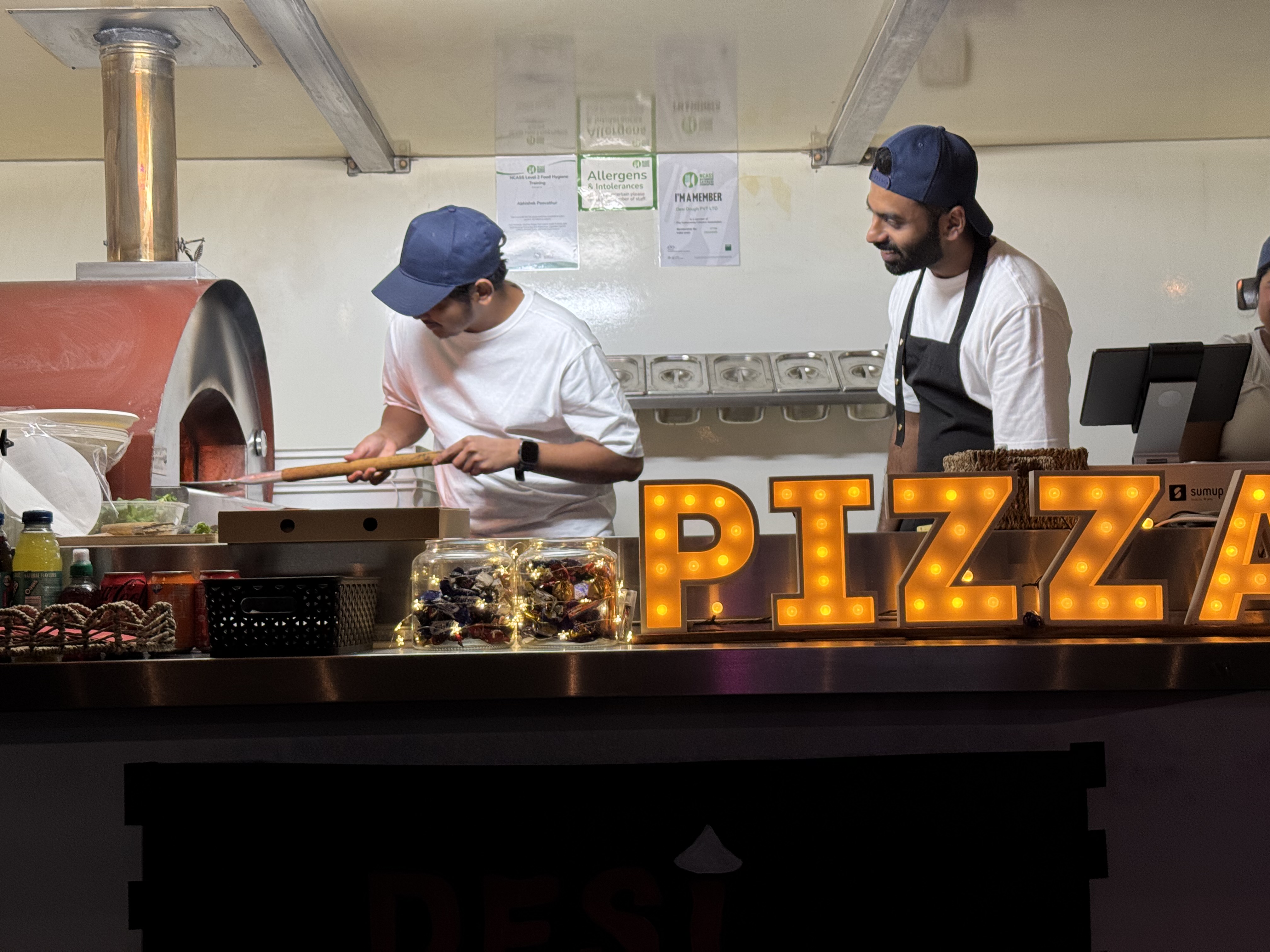 Wood-Fired Pizza with An Indian-Italian Fusion