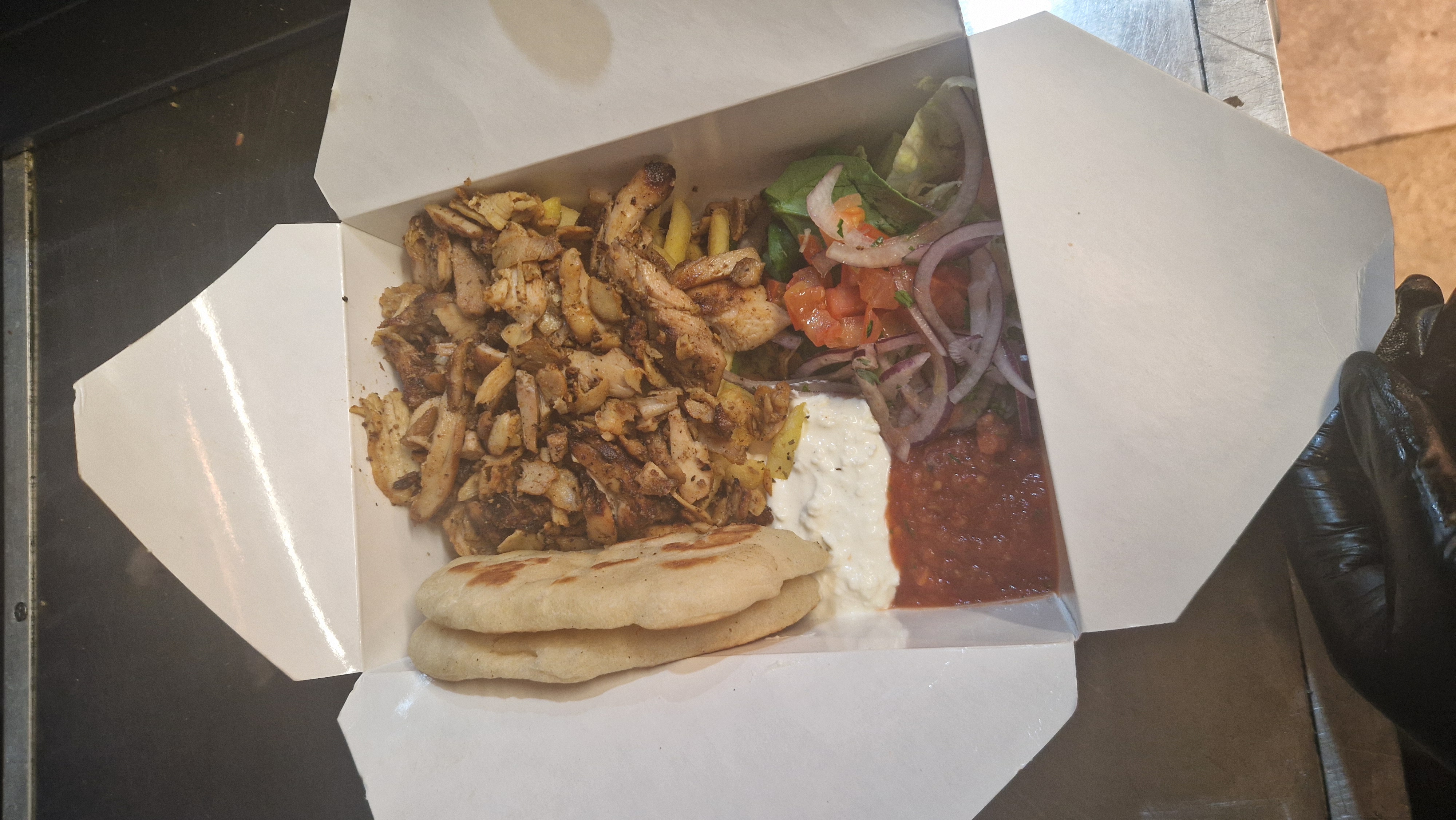 Authentic Handmade Greek Street Food Barbecued on Site