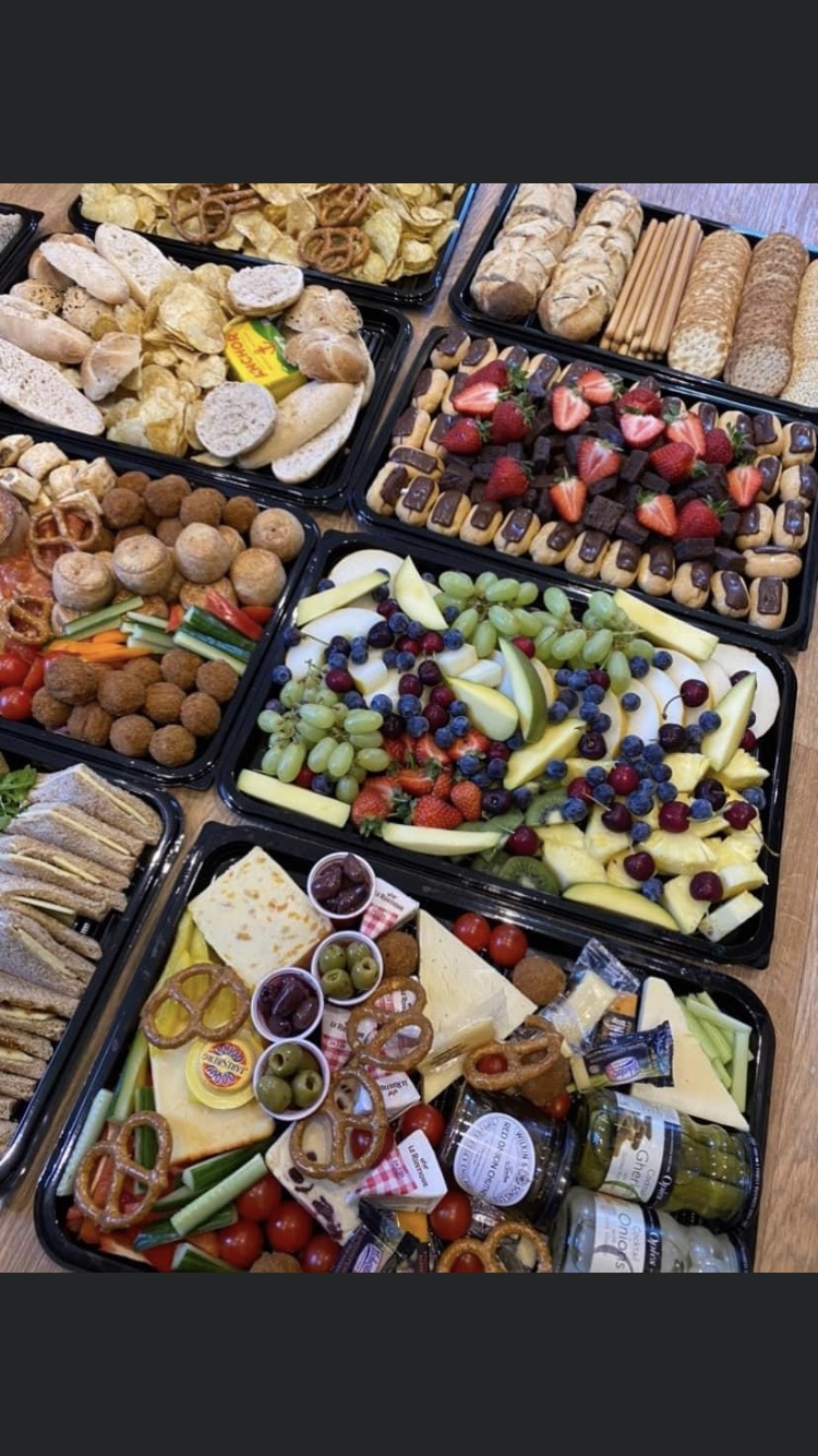 Grazing Platters with Wide Variety of Meats, Cheeses & Savoury Items