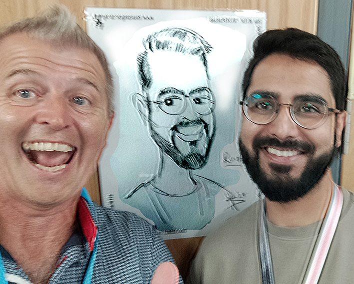 Sam Allen Making Guests at Any Function Laugh