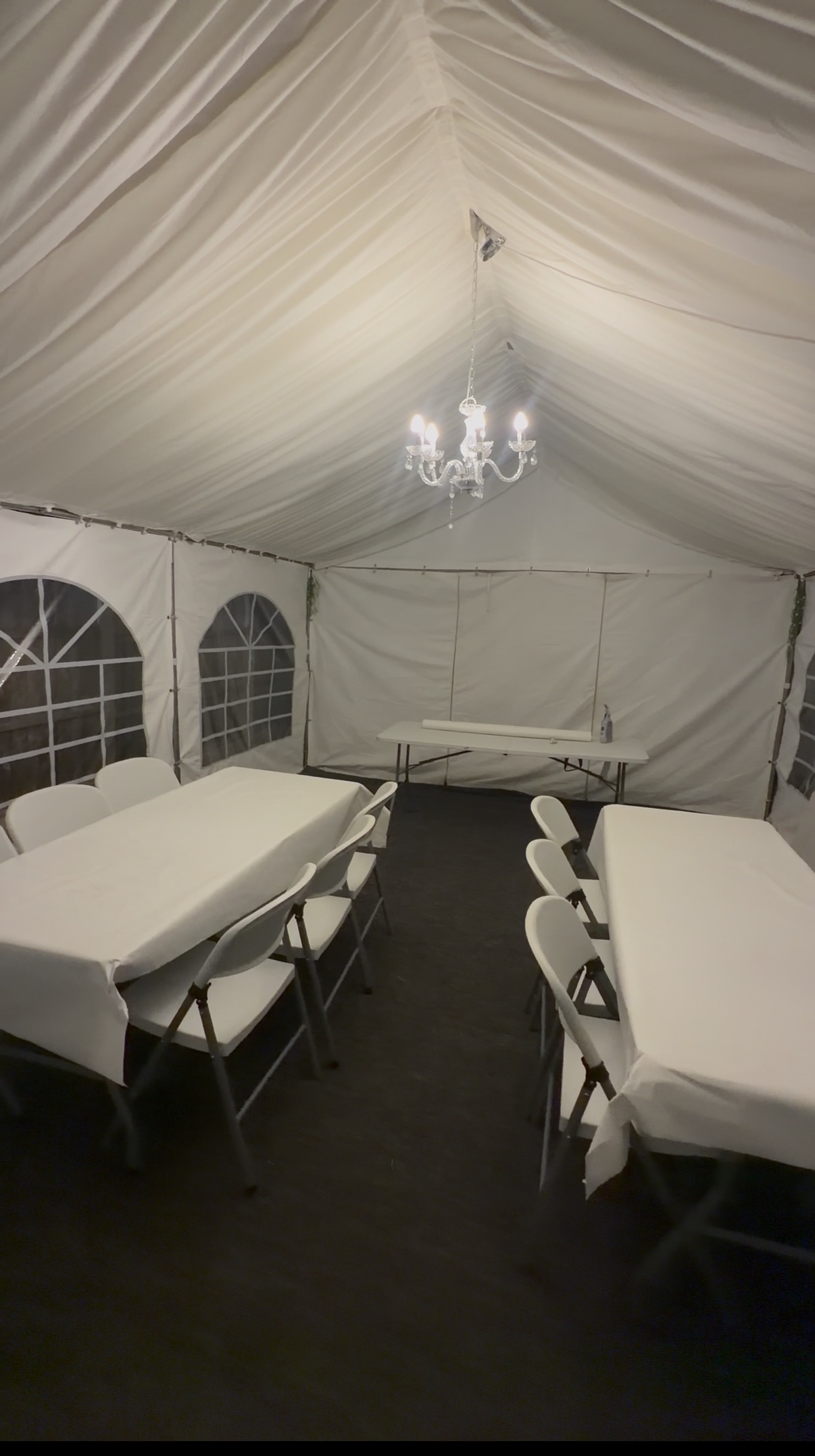 6m x 4m Luxury Marquee - Fully Draped, Furnished with Heating
