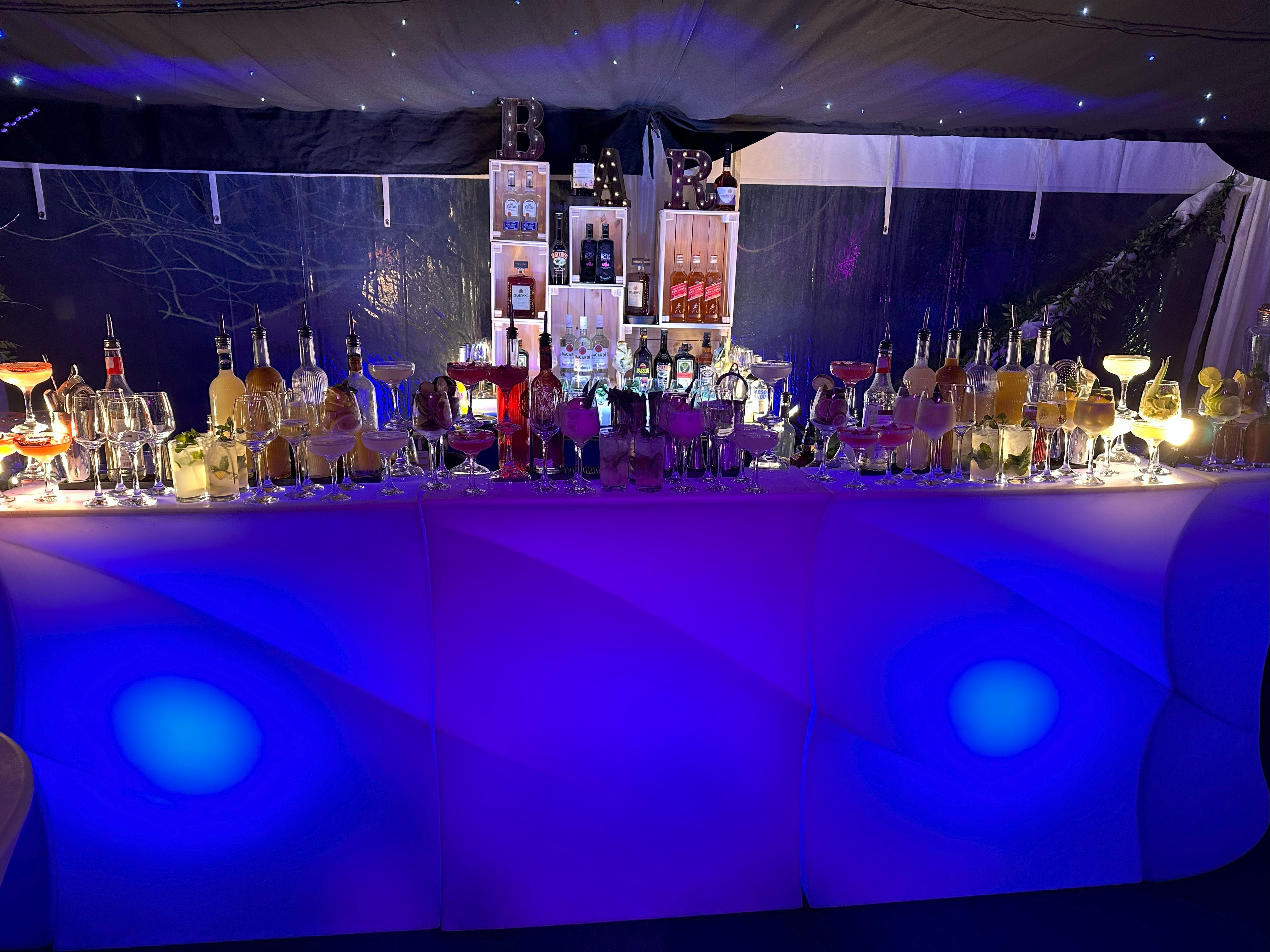 All-Inclusive LED Cocktail Bar 🥂