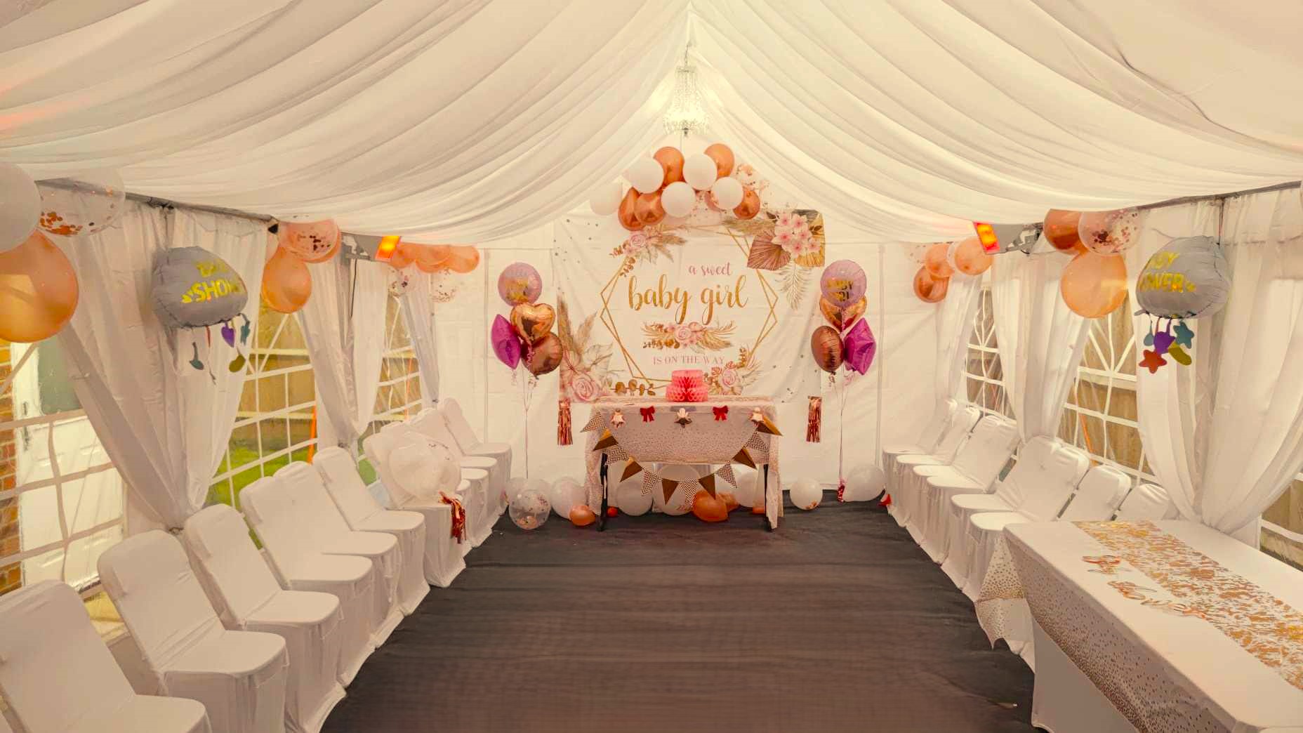 3m x 6m Elegant & Stylish White Marquee