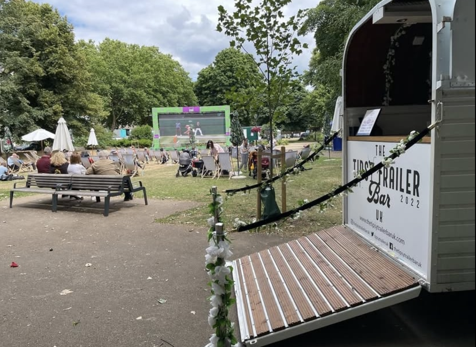 Discover The Charm Of Our Converted Horsebox Bar