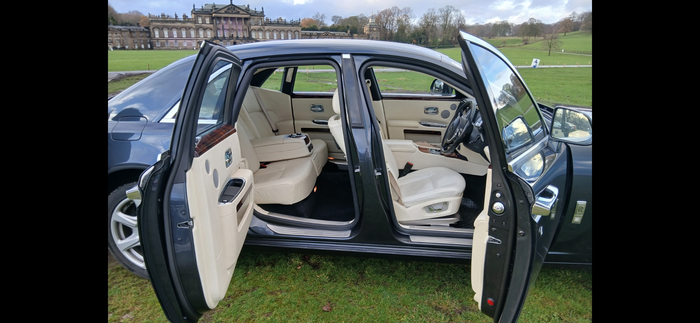 Luxury Dark Grey Rolls-Royce Ghost