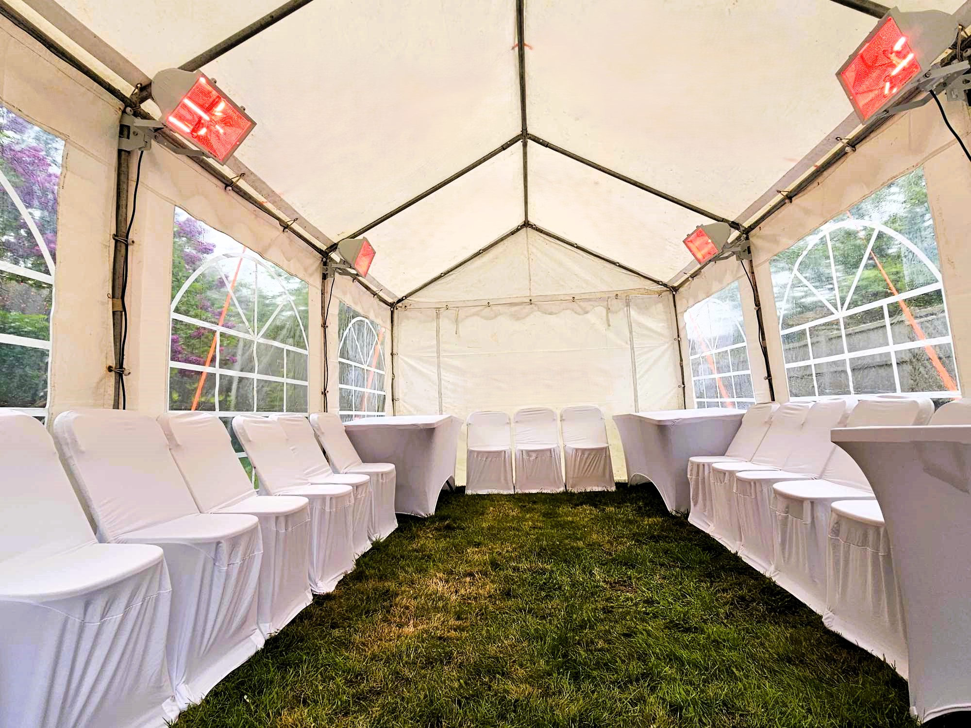 3m x 6m Elegant & Stylish White Marquee