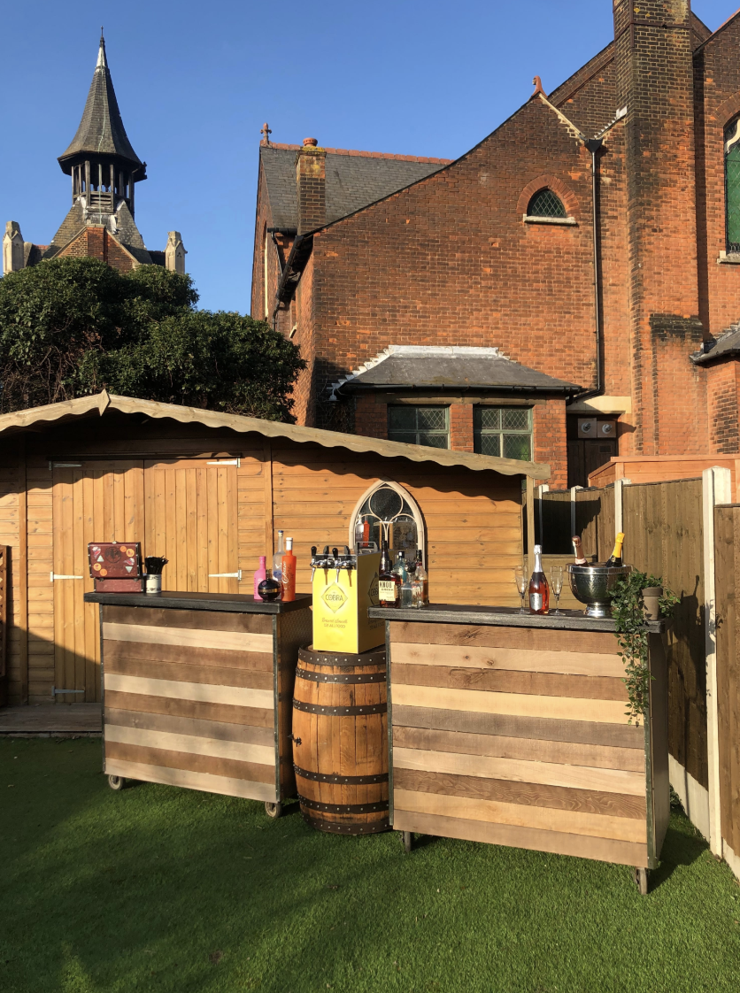 Versatile Wooden Pop-Up Bar For Every Occasion