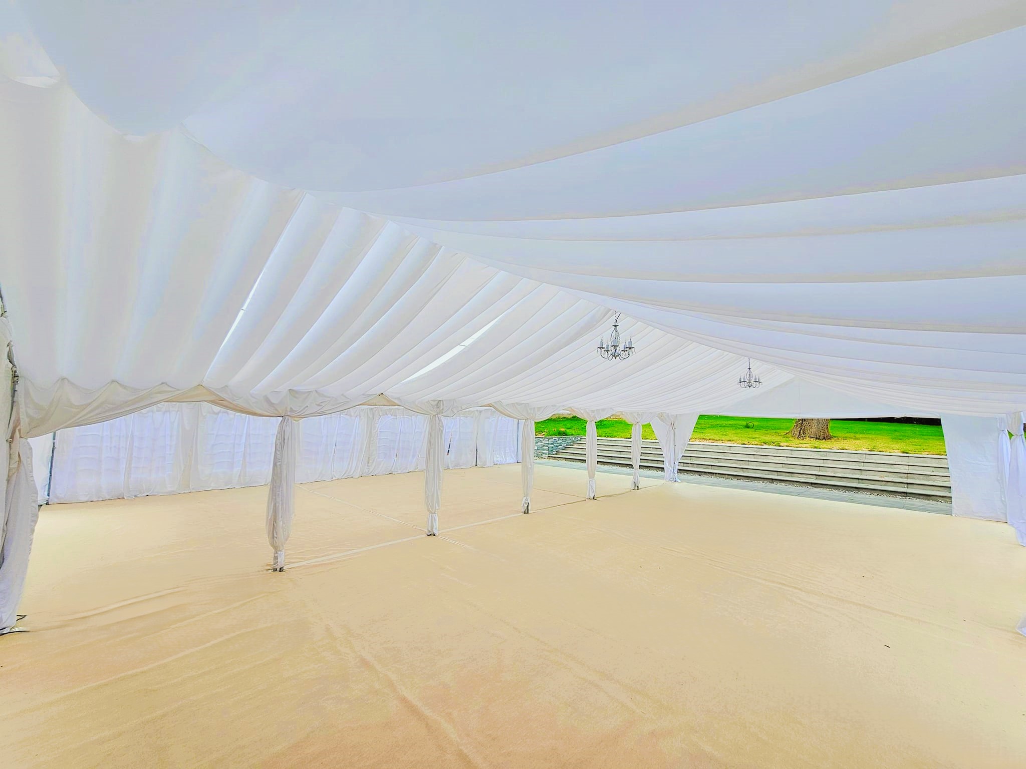 12 x 12m Elegant & Stylish White Marquee