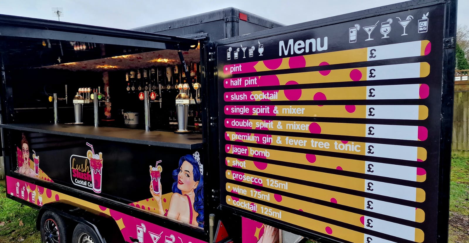 Tipsy Trailer Providing Tasty Drinks