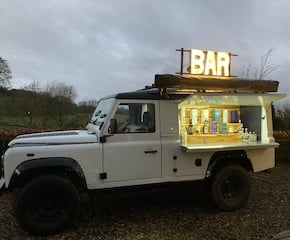 Land Rover Bar with Finest Craft Drinks