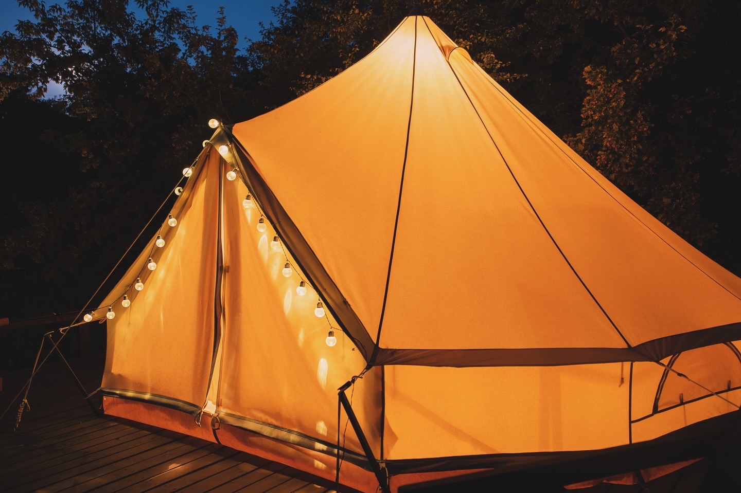 Magical 5m Bell Tent Sleepover Tailored to Your Theme