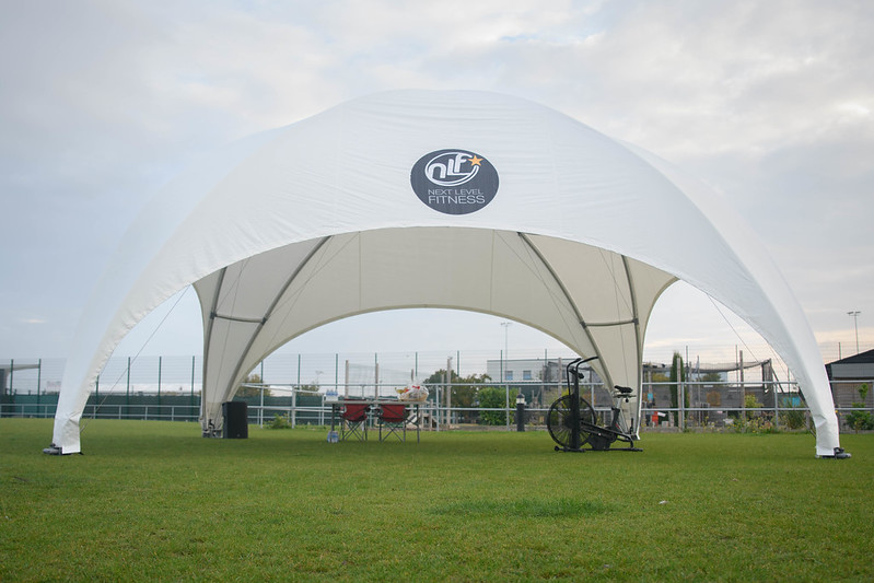Crossover Dome Marquee - 8.3m x 8.3m with White Canvas