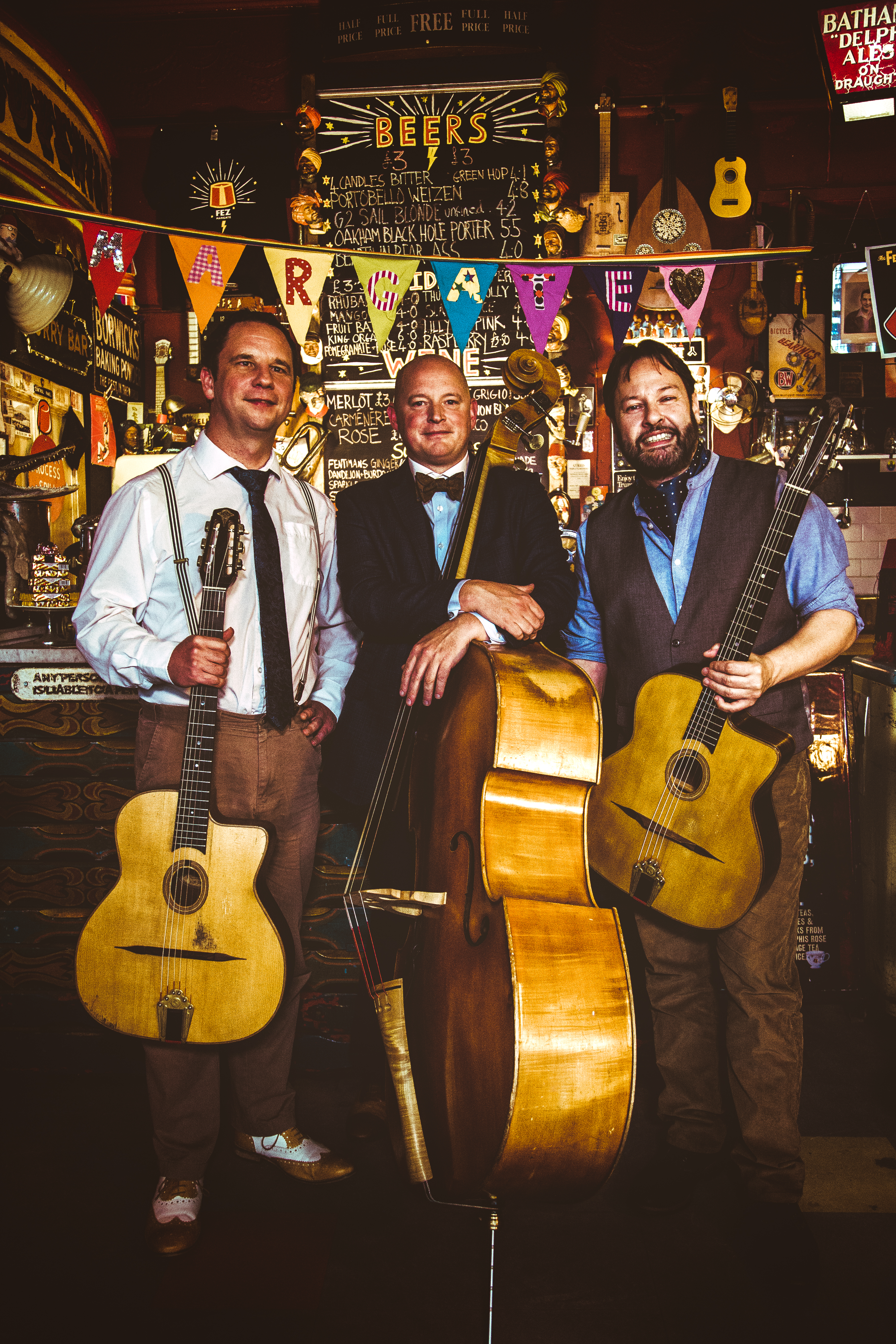 Parisian Style Swing Jazz Band available Solo, Duo, Trio, Quartet, Quintet