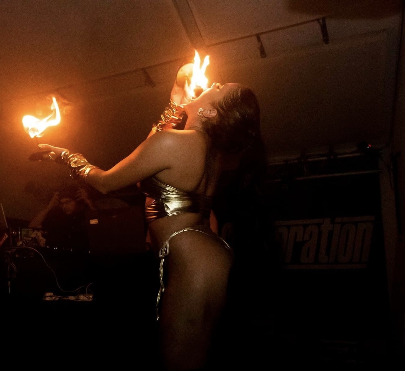 Ignite the Night with Fire Performer
