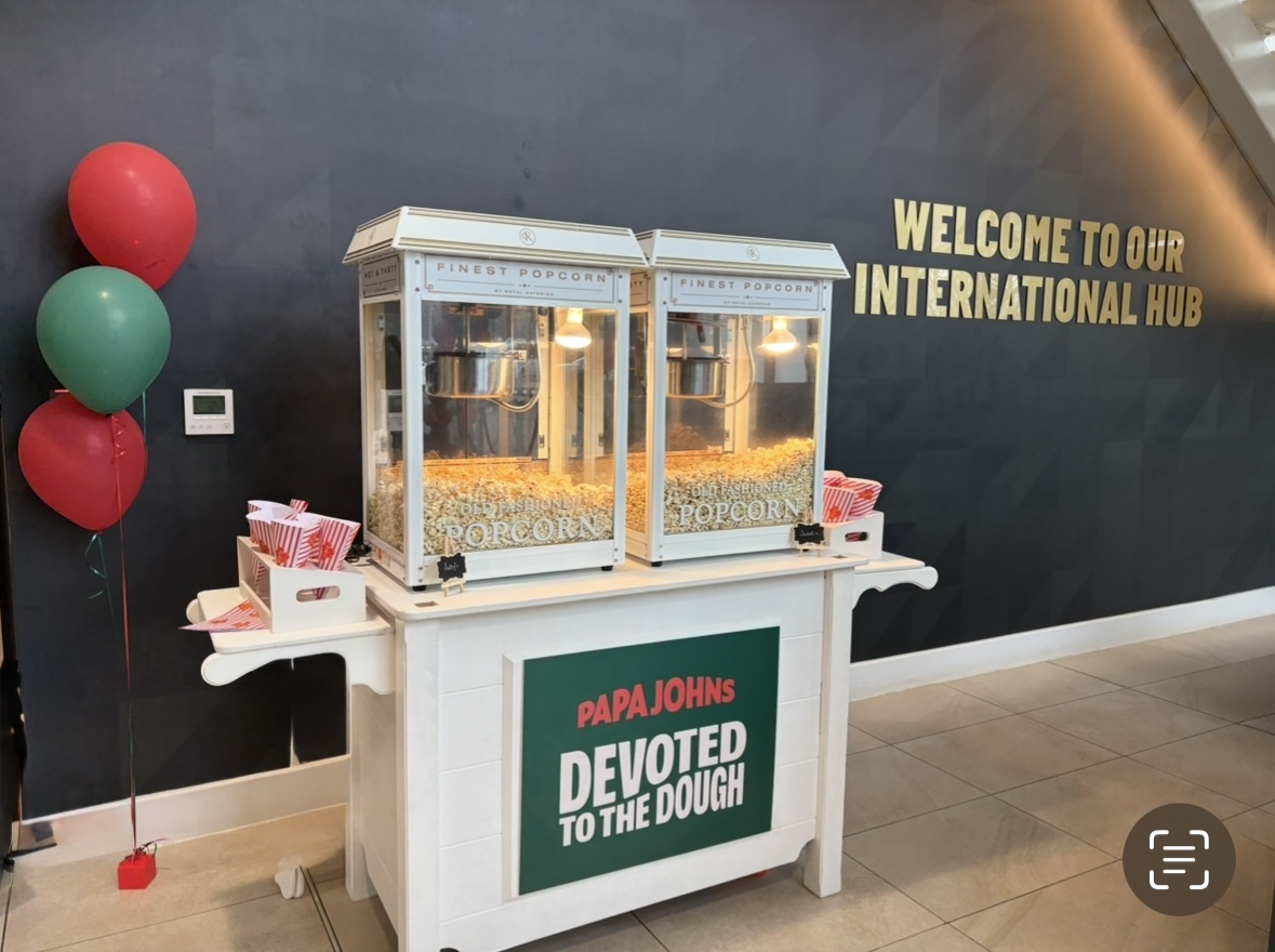 Freshly Cooked Popcorn with Toppings & Seasonings