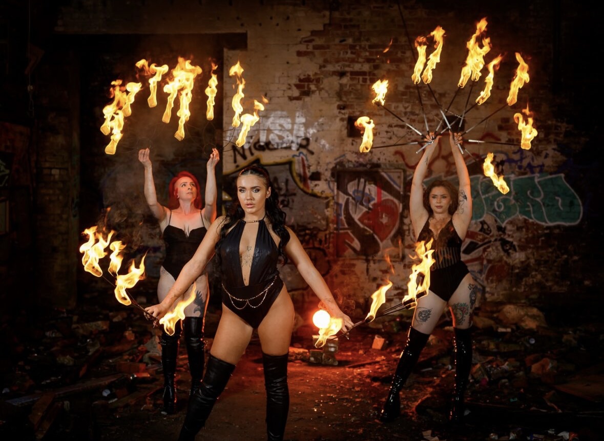 Ignite the Night with Fire Performer