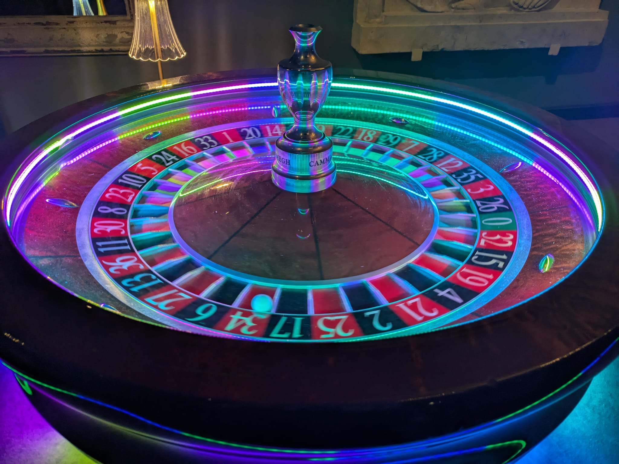 LED Fun Casino Experience: Classic Roulette & Blackjack Duo