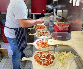 Authentic Italian Thin Crust Pizzas Freshly Made with Love