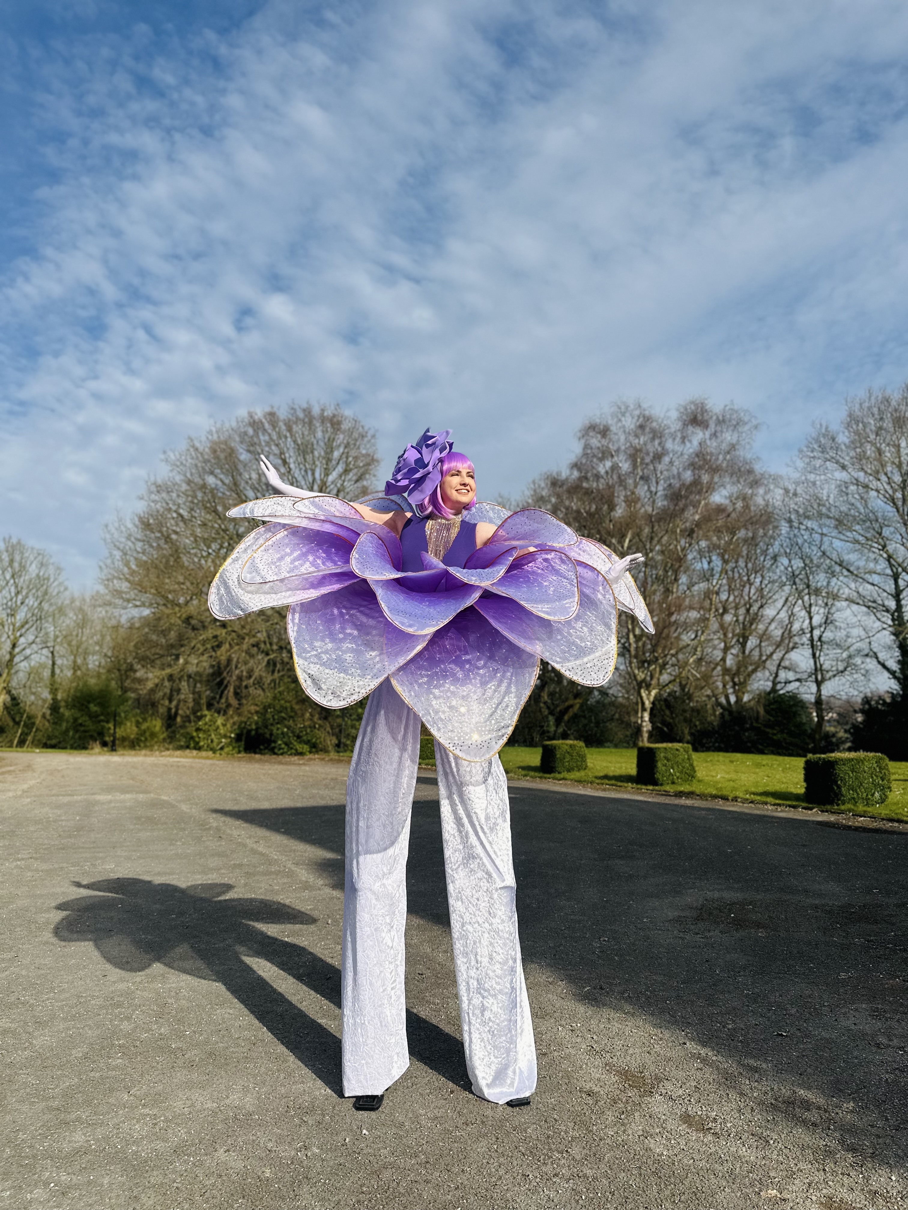 The Flower Power Stilt Walker 🌺